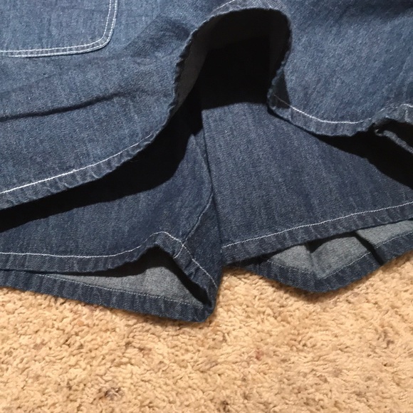 Petite Sophisticate 2P Denim Skort with pockets - Picture 6 of 7